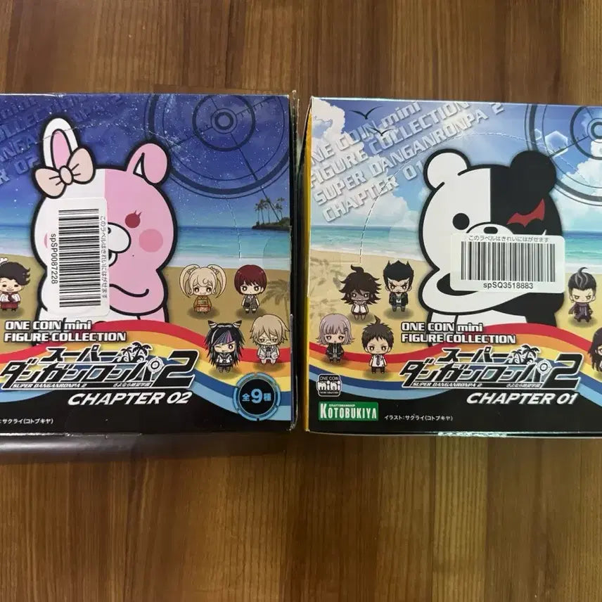 [BUNJANG] Danganronpa 2 Wankoins Figure Set (1 & 2) Sealed / 뉴단간론파 2 원코인 1 , 2 미개봉