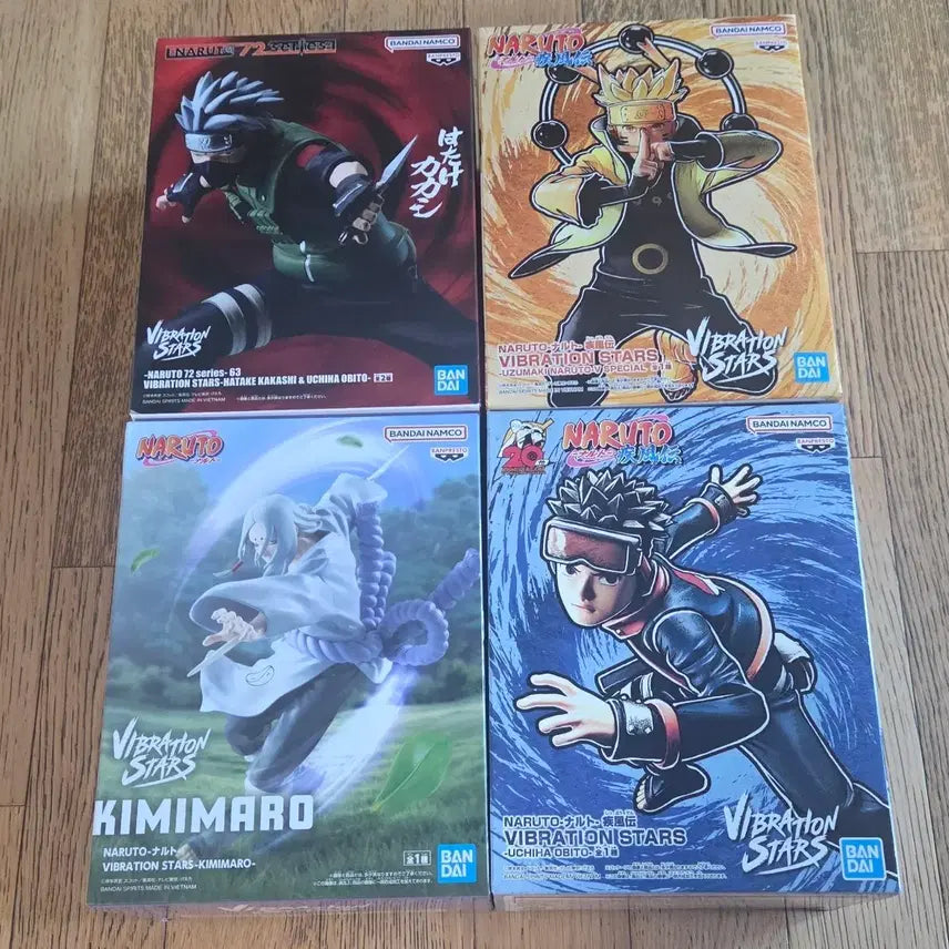 [BUNJANG] Naruto 4-Figure Bundle Set (Kakashi, Naruto, Kimimaro, Obito) / 나루토 피규어 4종 일괄 7만5천원에 싸게 판매합니다.