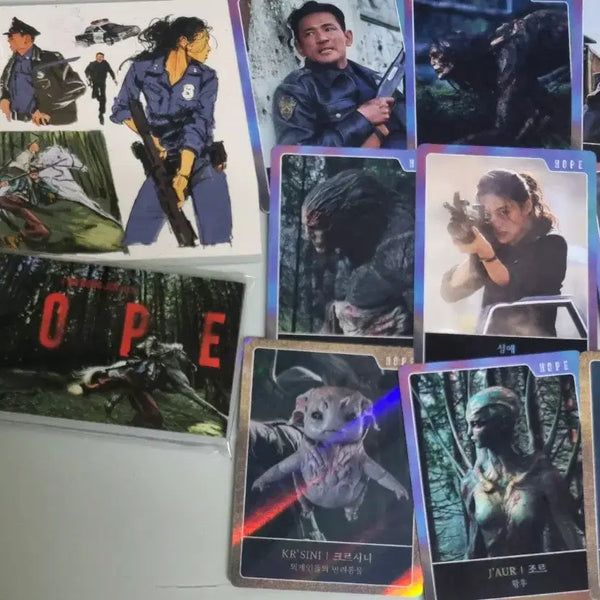 [BUNJANG] Bundle Set Postcard Trading Card Flipbook / 호프 엽서1종. 트레이딩 카드9종.플립북 일괄양도