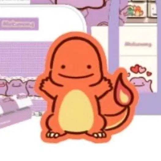 [BUNJANG] Pokemon Center Metamon & Charmander Transformation Plush - Sealed New Item / 포켓몬 cu 메타몽 파이리 인형 미개봉 새상품