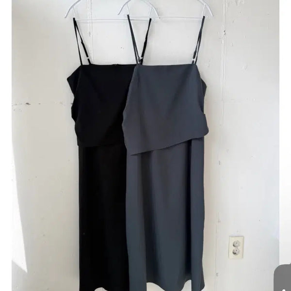 [BUNJANG] Black Long Dress - Plus Size / 롱 원피스 블랙 빅사이즈