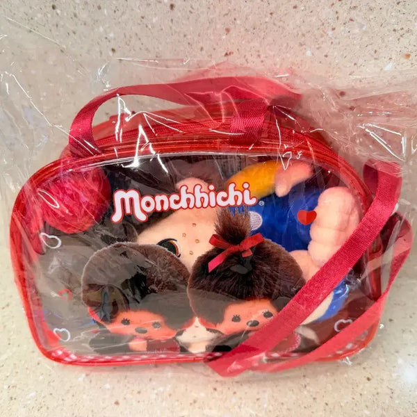 [BUNJANG] Monchhichi Summer Swim Bag + Monchhichi Kitty Collaboration Medium Doll / 몬치치 썸머 수영가방 + 몬치치 키티 콜라보 중형인형