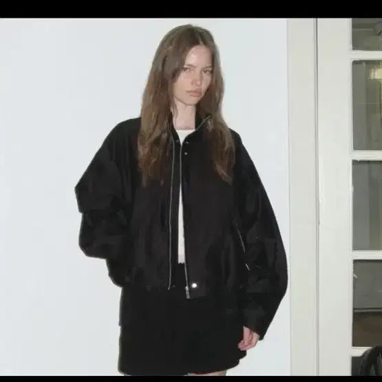 [BUNJANG] Studio Table Cotton Volume Blouson Black / 스튜디오 테이블 코튼 볼륨 블루종 블랙
