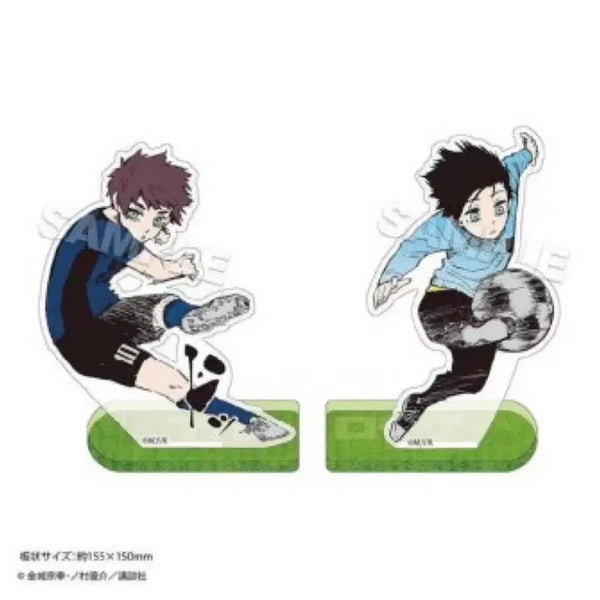 [BUNJANG] Blue Lock Isagi Yoichi, Isagi Rin Brother Acrylic Stand / 블루록 이토시 사에 이토시 린 잔디 형제 아크릴 판매