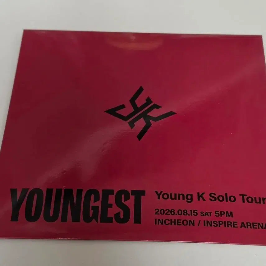 [BUNJANG] Young K Solo Concert 'YOUNGEST' Entry Gift / 영케이 중콘 입장기프트
