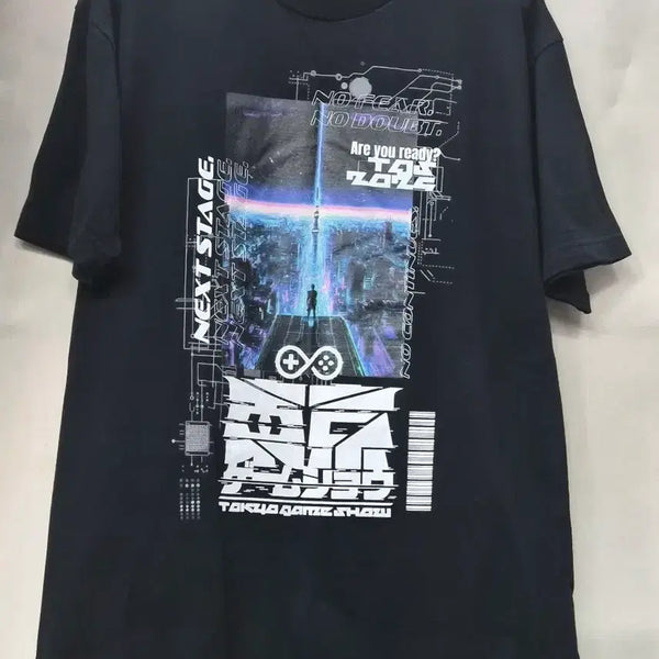 [BUNJANG] Tokyo Game Show Graphic T-Shirt Black / 도쿄 게임쇼 반팔 티셔츠 블랙