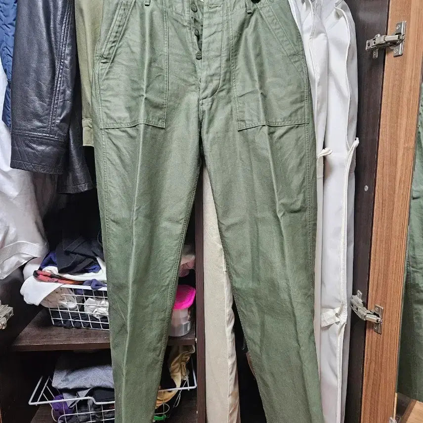 [BUNJANG] Tribune Olive Fatigue Pants / 트리뷴/올리브 퍼티그 팬츠/30