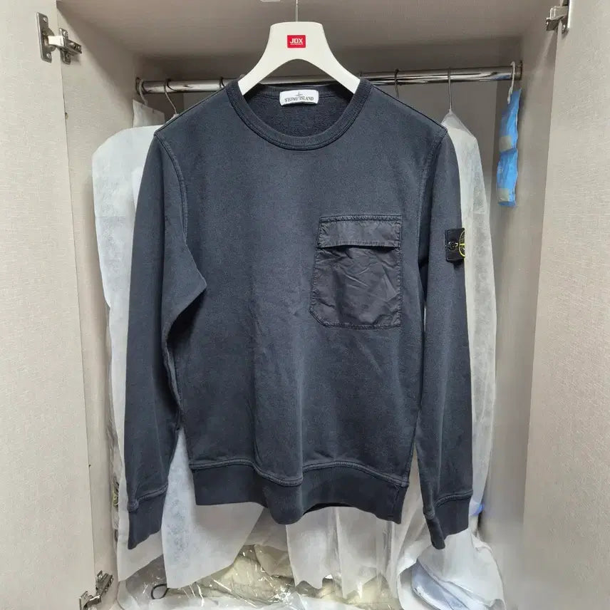 [BUNJANG] Stone Island Sweatshirt (100-L) / 매장판 한글택100-L 스톤아일랜드 맨투맨