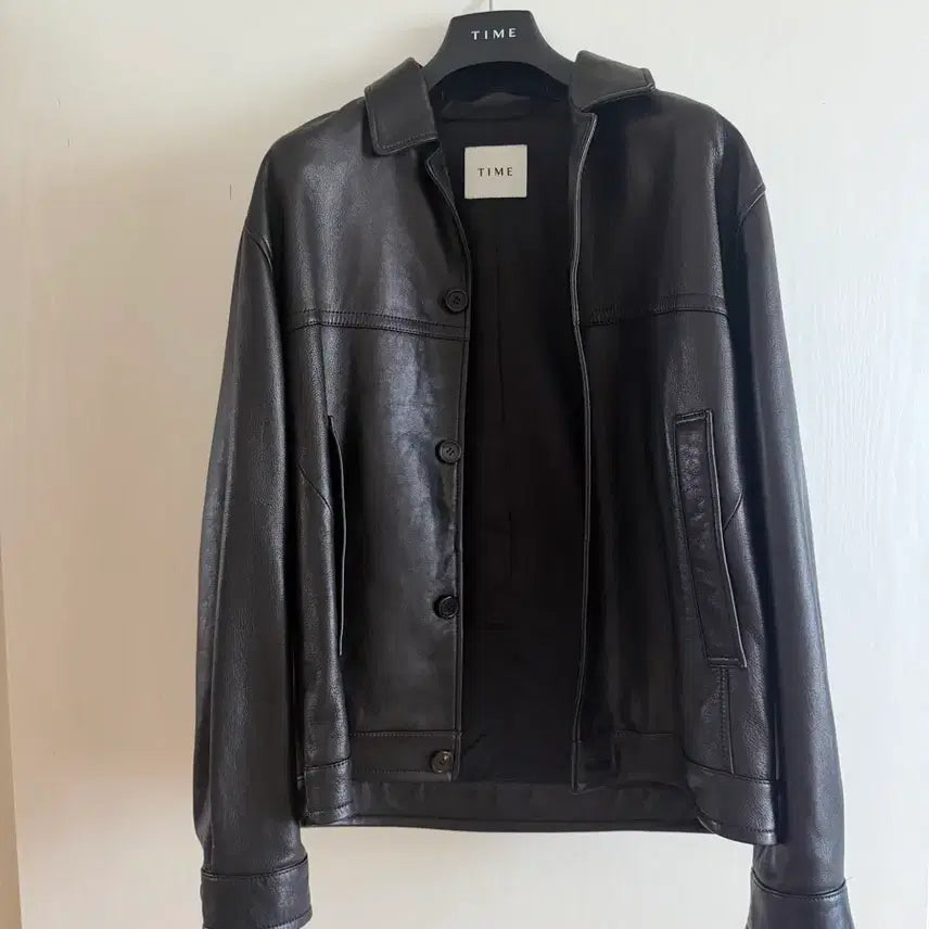 [BUNJANG] TIME HOMME Lambskin Leather Jacket / 타임옴므 양가죽 자켓