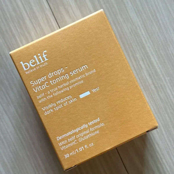 [BUNJANG] Belif Super Drops Vita C Toning Serum 30ml / 새상품)빌리프 슈퍼 드롭스 비타C 토닝 세럼 30ml 올리브영