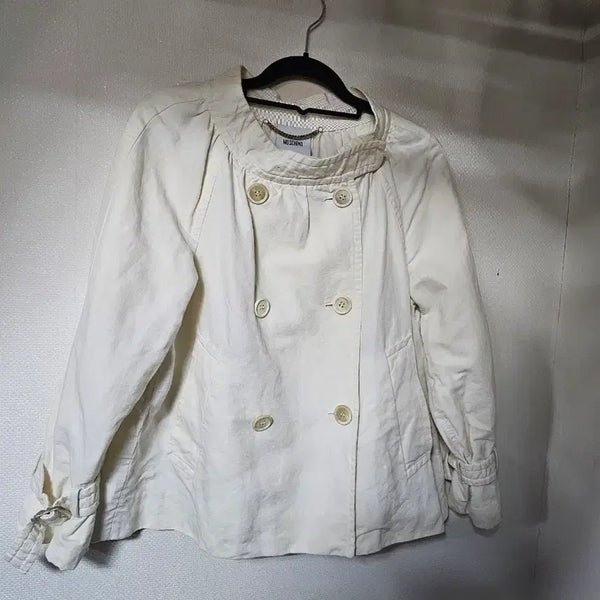 [BUNJANG] Moschino Linen Drape Jacket / 모스키노 드레이프 자켓