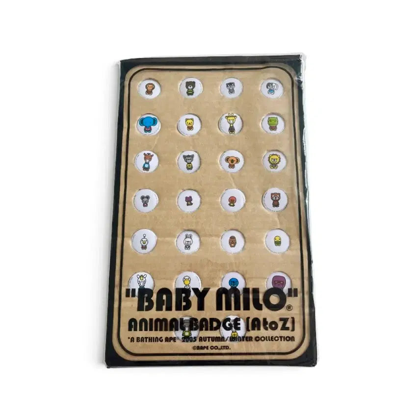 [BUNJANG] 2005 Baby Milo Animal Badge Set (26 types) / 2005 Baby Milo Animal Badge 세트