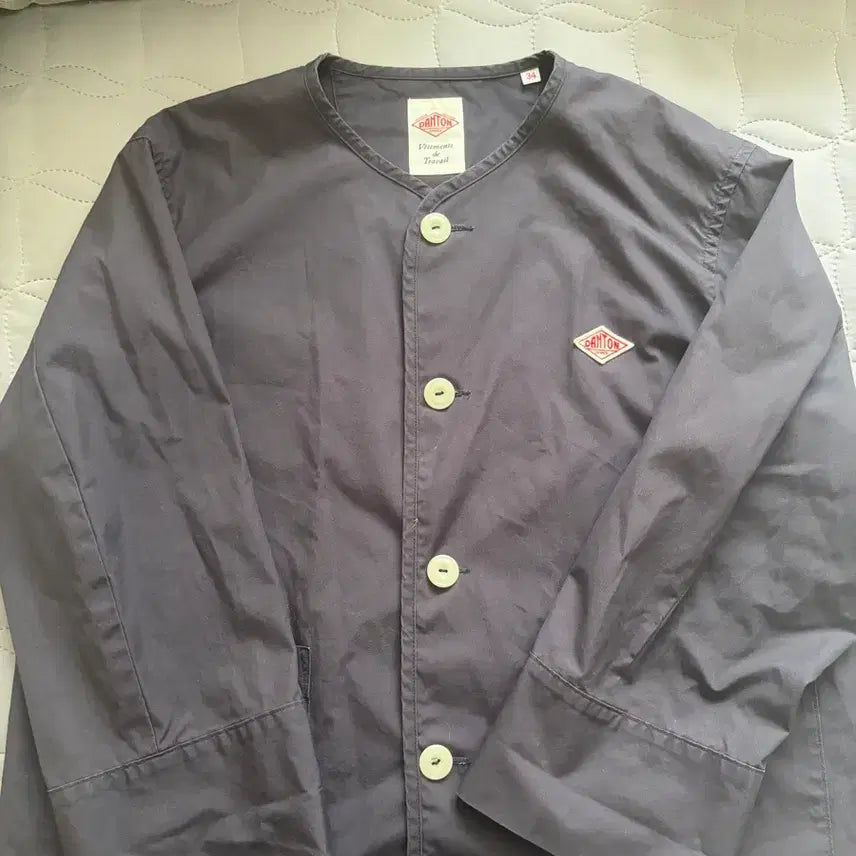 [BUNJANG] DANTON Cotton Down Proof Collarless Jacket / DANTON 단톤 코튼 다운 프루프 노카라 자켓