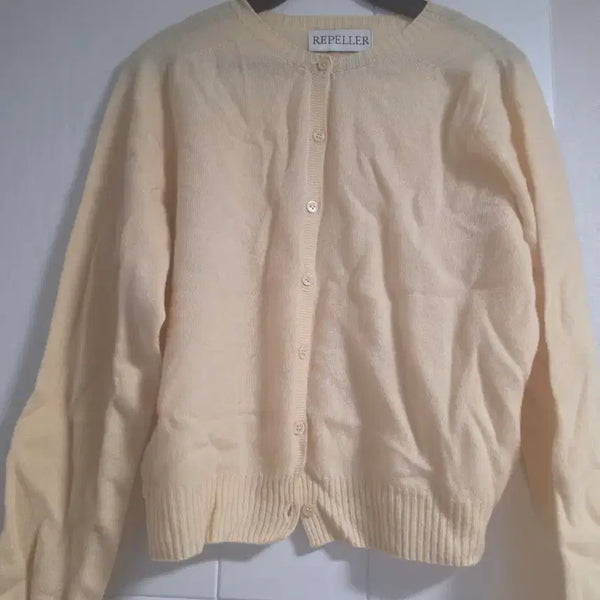 [BUNJANG] REPELLER Yellow Cardigan / REPELLER 가디건 옐로우