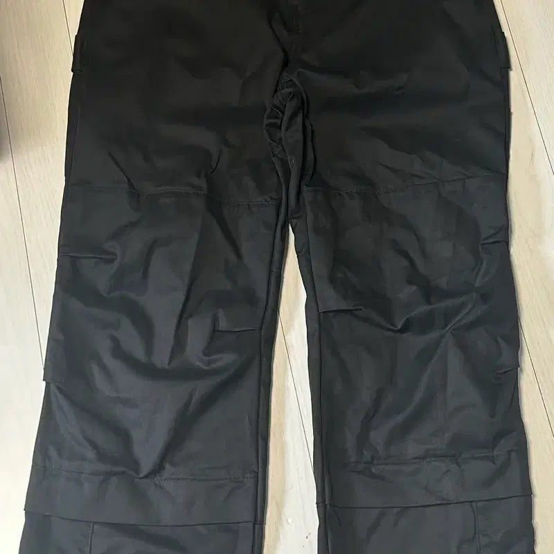 [BUNJANG] ETCSEO Side Snap Logo Pants Black XL / 새상품 이티씨이 사이드 스냅 백 로고 팬츠 블랙 XL