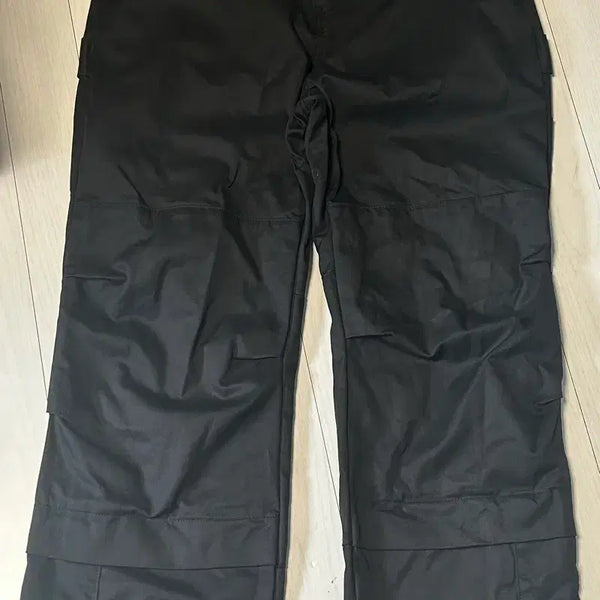 [BUNJANG] ETCSEO Side Snap Logo Pants Black XL / 새상품 이티씨이 사이드 스냅 백 로고 팬츠 블랙 XL