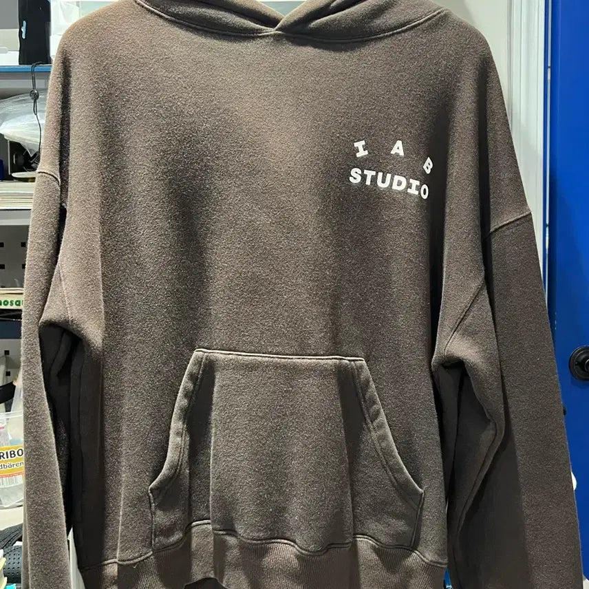 [BUNJANG] IAB Studio Brown Hoodie / IAB STUDIO 후드티 브라운