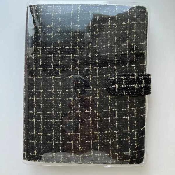[BUNJANG] A5 Tweed 6-Ring Diary with PVC Cover and Inserts / A5 트위드 6공다이어리(+pvc커버,속지포함)