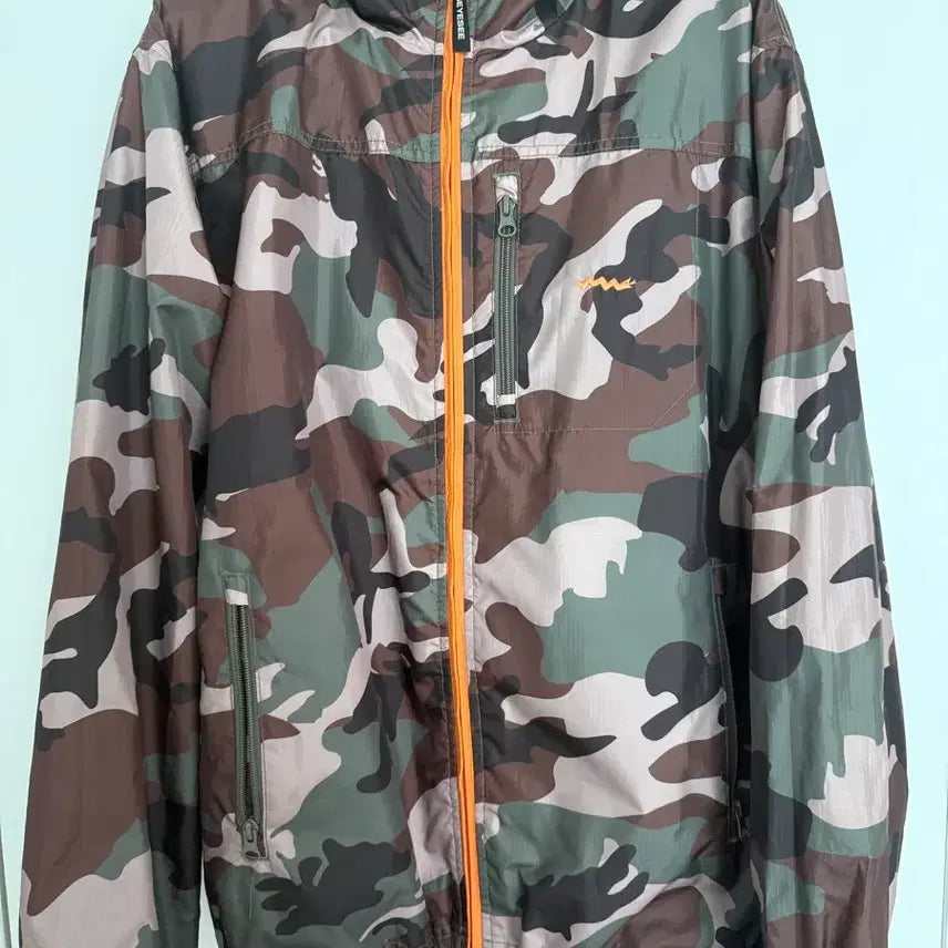 [BUNJANG] YESSEYESEE Camouflage Windbreaker Jacket / 예쓰아이씨 카모 바람막이