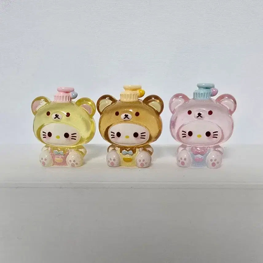 [BUNJANG] Hello Kitty x Rilakkuma Collaboration Figure 3-Set / 키티 리락 피규어 3종 세트