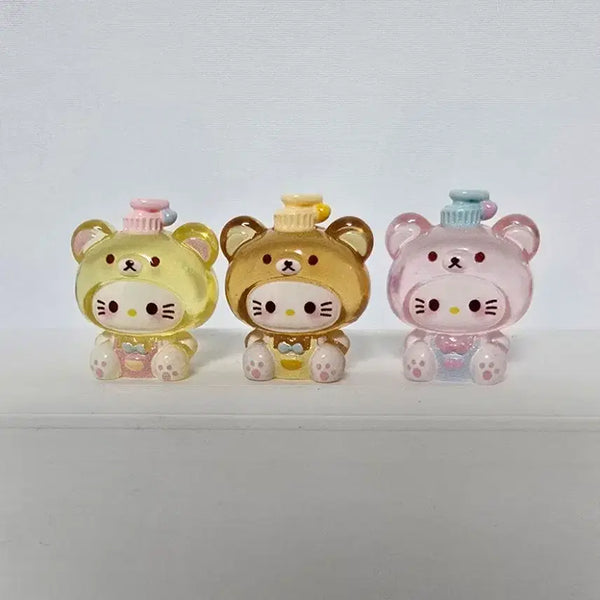 [BUNJANG] Hello Kitty x Rilakkuma Collaboration Figure 3-Set / 키티 리락 피규어 3종 세트