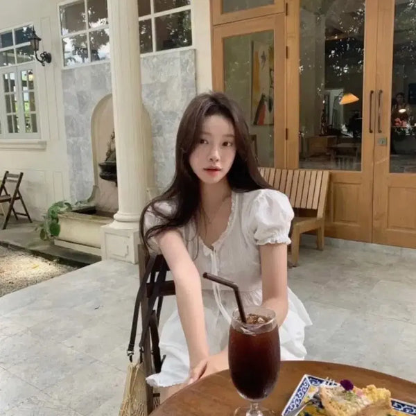 [BUNJANG] Leeds Selpa Puff Blouse / leeds 리즈 셀파 퍼프 블라우스