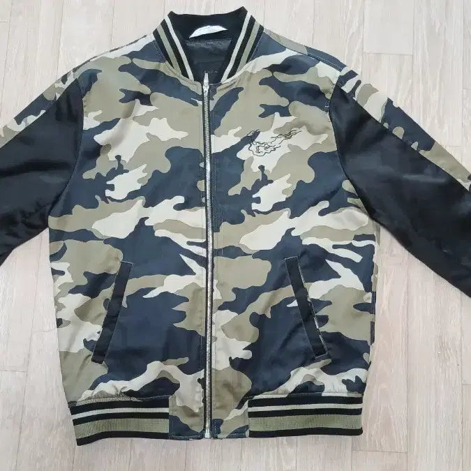 [BUNJANG] ZARA Luxury Tiger Camo Blouson Jacket XL / 자라 ZARA 럭셔리 타이거 카모 블루종 XL 레어템