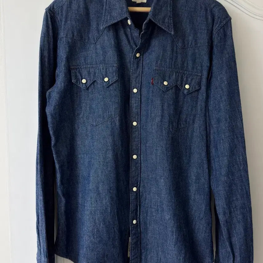 [BUNJANG] Levi's Western Chambray Shirt M / 리바이스 웨스턴 샴브레이 셔츠 M