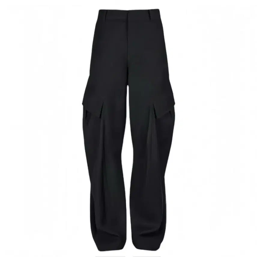 [BUNJANG] Jiyong Kim 25SS Low Edge Curved Pants / 지용킴 25ss 로우 엣지 커브드 팬츠