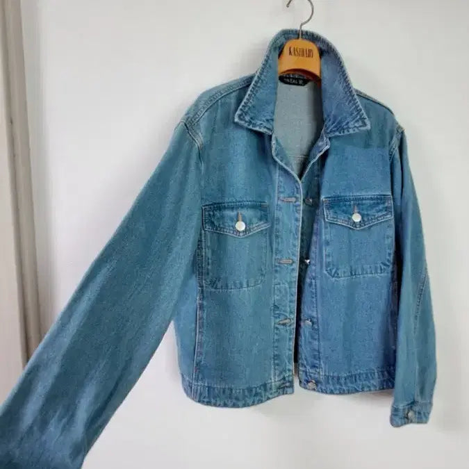 [BUNJANG] Brielle Blue Denim Jacket Size 66 / 브리엘 청 데님 자켓 66사이즈
