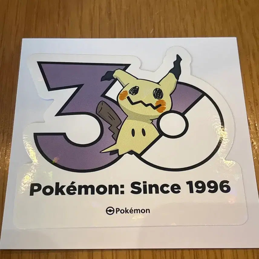 [BUNJANG] Pokemon 30th Anniversary Sticker Set - Tandemaus & Greavard / 포켓몬스터 30주년 스티커 따라큐 미믹큐