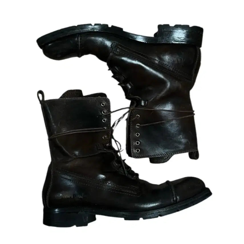 [BUNJANG] Dolce & Gabbana Lace-up Combat Boots / 돌체앤가바나 끈 칭칭 컴벳부츠