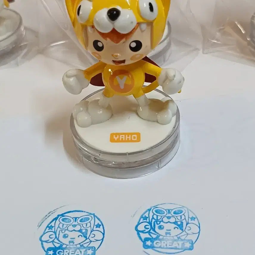 [BUNJANG] Yah-Ho Character Stamp / 칭찬도장  야호 캐릭터 스탬프