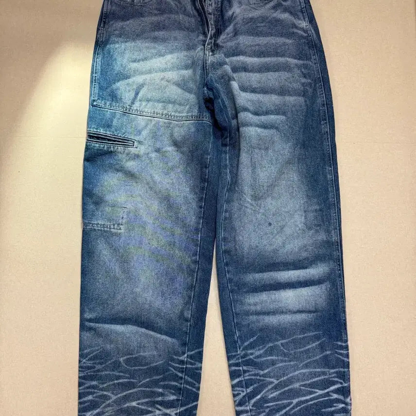 [BUNJANG] Vintage Pelle Pelle Washed Denim Pants 32 / 빈티지 펠레펠레 워싱 데님 32