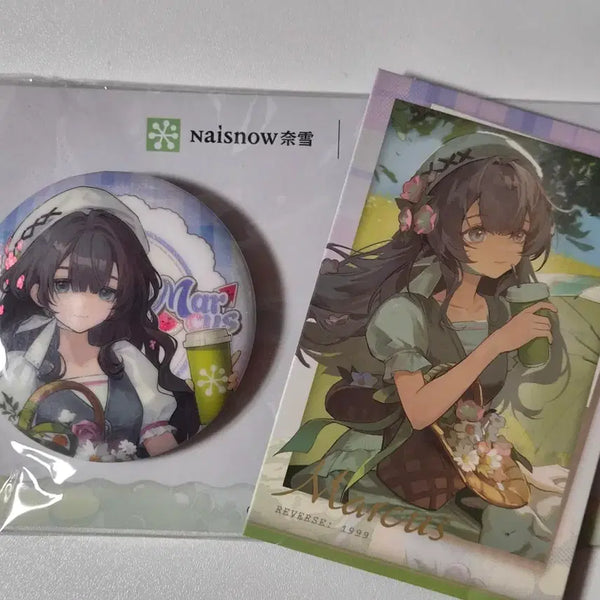 [BUNJANG] Reverse 1999 Marcus Collaboration Can Badge Cheki Bundle Set / 리버스1999 마커스 콜라보 캔뱃지 체키 일괄