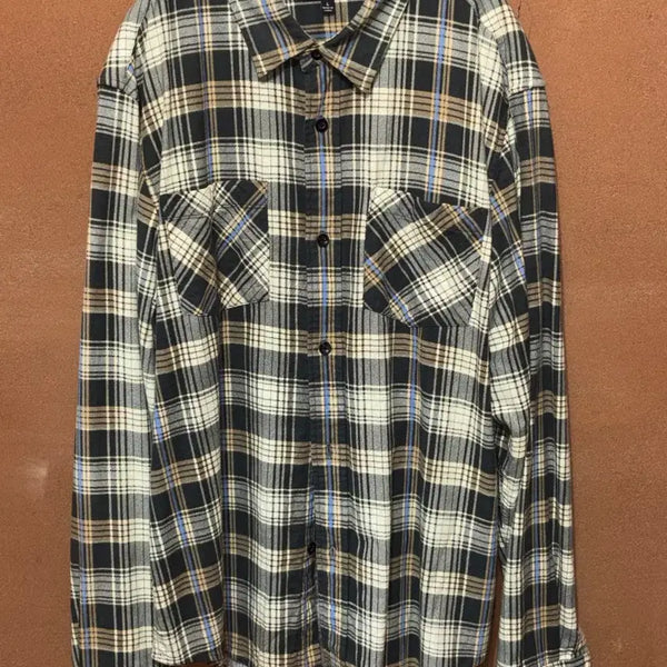 [BUNJANG] Stussy Flannel Check Shirt L / [L] 스투시(Stussy) 플란넬 체크 셔츠 (색감 예쁨/상태 최상)