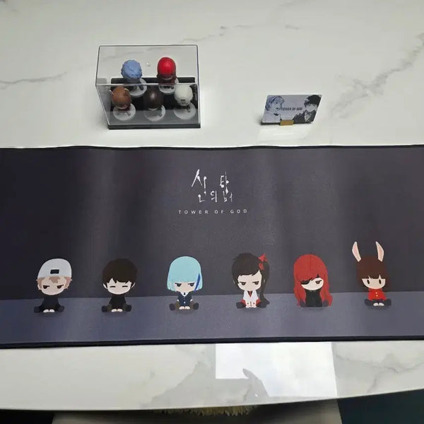 [BUNJANG] Tower of God Figure & Desk Pad Bundle Set / 일괄판매) 신의 탑 피규어 & 장패드