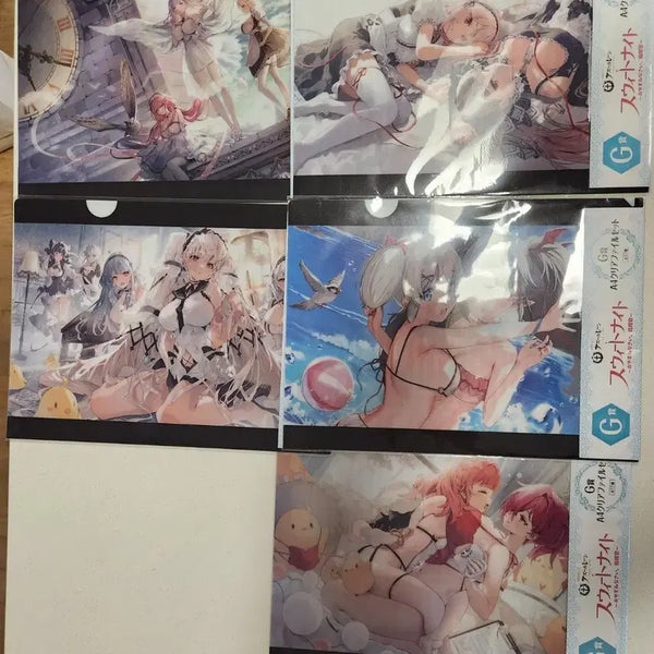 [BUNJANG] Azulane Sweet Night A4 Clear File Set / 클리어 파일