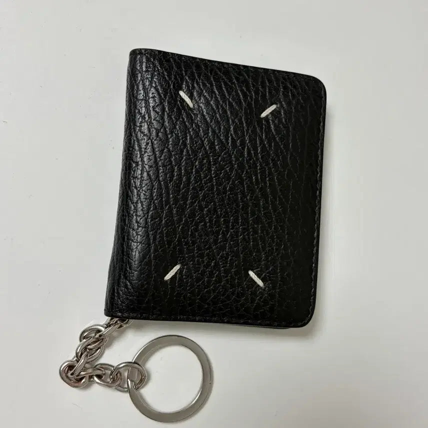 [BUNJANG] Maison Margiela Stitch Bi-Fold Wallet Black / 메종 마르지엘라 스티치 반지갑 블랙
