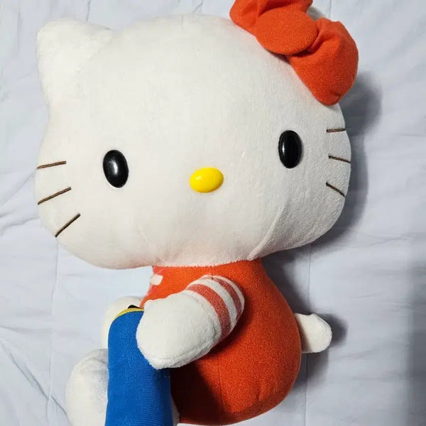 [BUNJANG] 2008 Hello Kitty Doll Orange Outfit / 08년도 키티인형(종이택없음)