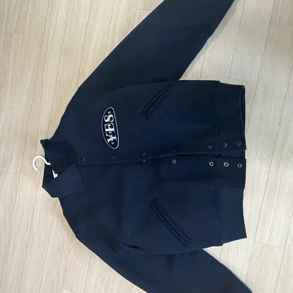 [BUNJANG] Yeseyesee Varsity Jacket Navy Size S / 예스아이씨 바시티 자켓 s사이즈