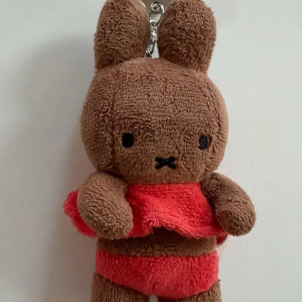 [BUNJANG] Miffy Red Outfit Keychain / 미피 키링