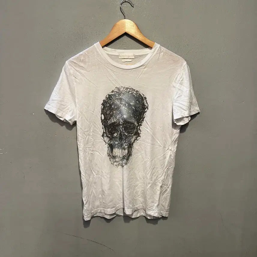 [BUNJANG] Alexander McQueen Authentic Women's T-Shirt (Used) / 알렉산더맥퀸 정품 여성 반팔티 (사용감)