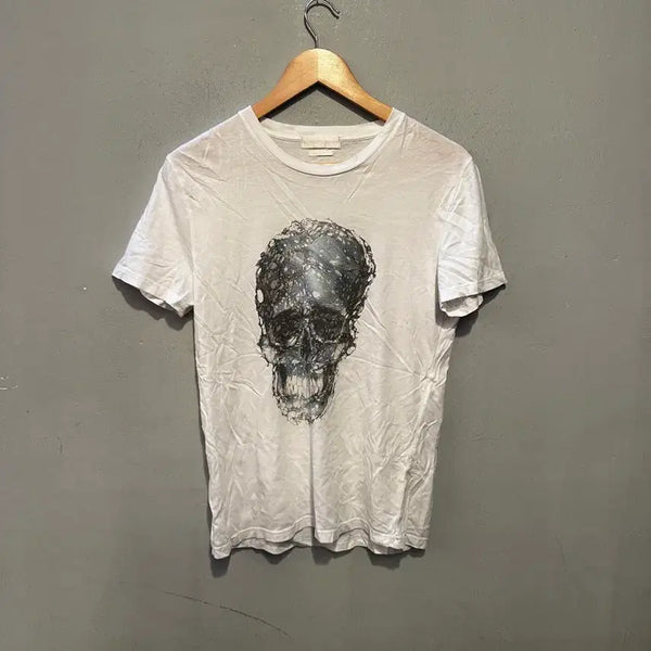 [BUNJANG] Alexander McQueen Authentic Women's T-Shirt (Used) / 알렉산더맥퀸 정품 여성 반팔티 (사용감)