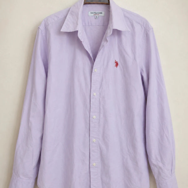 [BUNJANG] U.S. POLO ASSN. Lavender Shirt M / U.S. POLO ASSN. 라벤더 셔츠 M