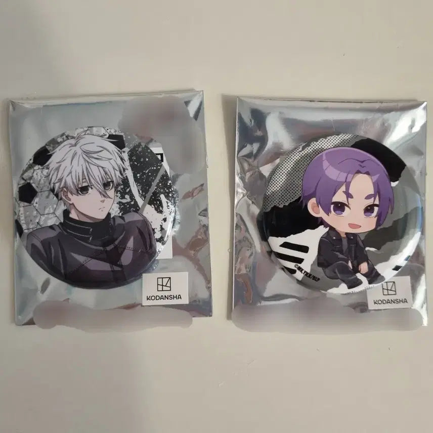 [BUNJANG] Blue Lock Nagi & Reo Bundle Set Can Badges / 급처) 블루록 나기 레오 캔뱃지 일괄 양도