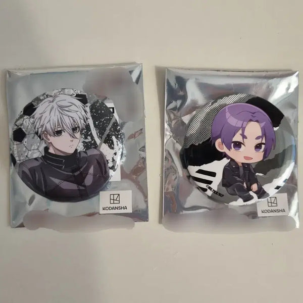 [BUNJANG] Blue Lock Nagi & Reo Bundle Set Can Badges / 급처) 블루록 나기 레오 캔뱃지 일괄 양도