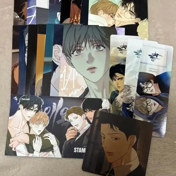 [BUNJANG] Fantasit Love Stamp Card + Lucky Draw Postcard Set (15 pcs) / 판타지트 애욕 스탬프 카드+구매특전 엽서 15장 올클 1세트 코스터