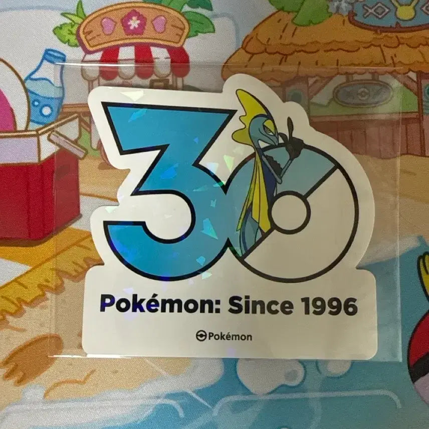 [BUNJANG] Pokemon 30th Anniversary Sticker - Inteleon / 포켓몬스터 30주년 스티커 - 인텔리레온