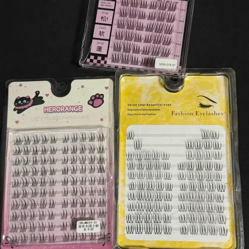 [BUNJANG] Eyelash Set (3 Types) / 속눈썹 3종 일괄 판매
